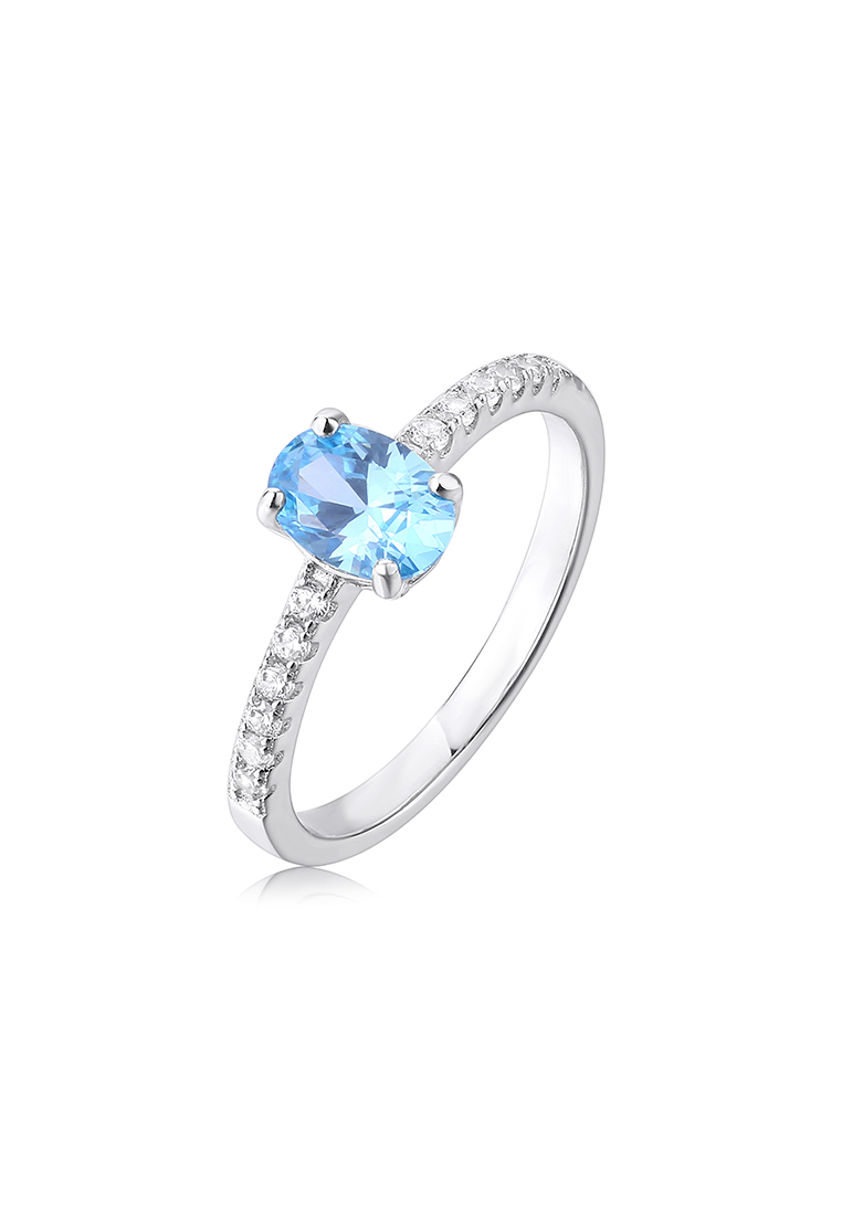 

Кольцо из серебра с фианитом р. 17 Ogisana R5490, R5490