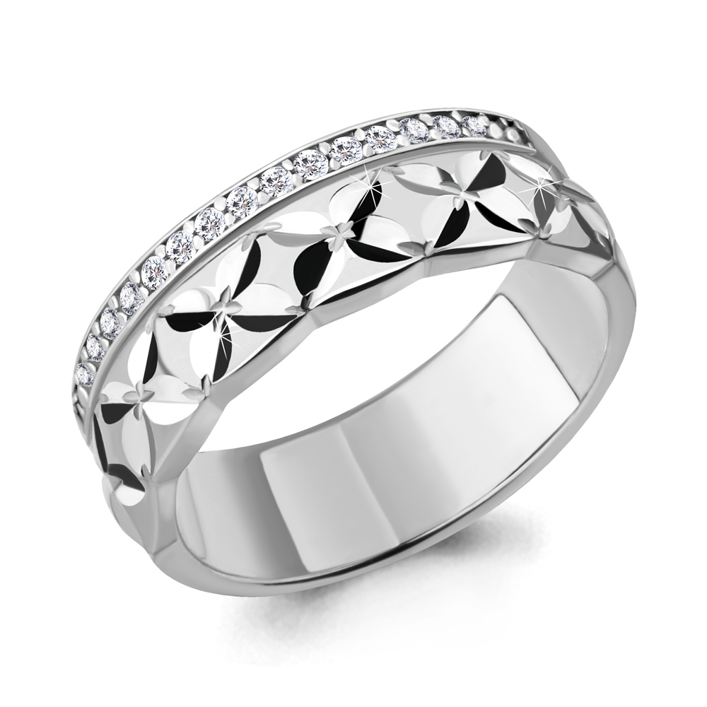 

Кольцо из серебра с фианитом Aquamarine Aquamarine 68494А_925_р р. 20,5, 68494А_925_р
