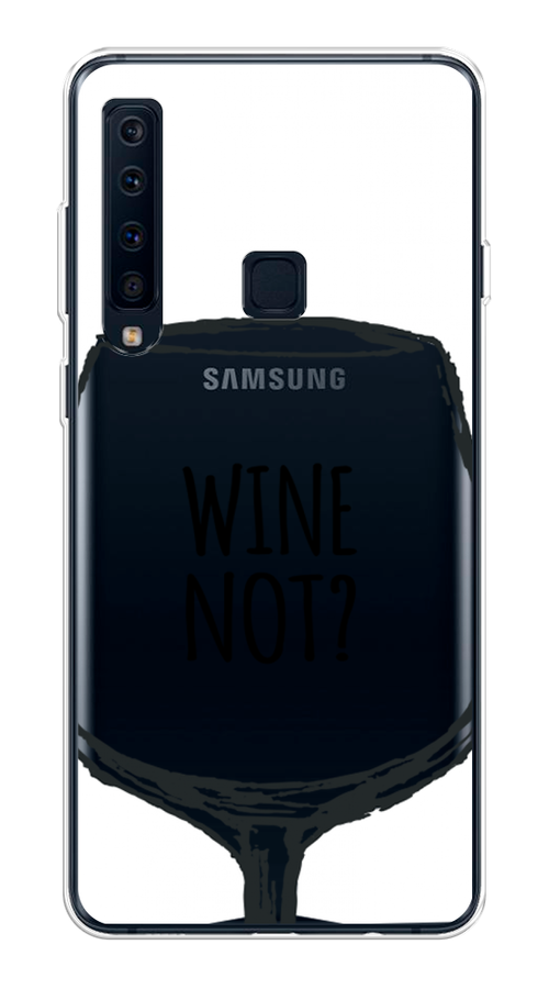 

Чехол на Samsung Galaxy A9 2018 "Wine not white", Белый, 26650-6