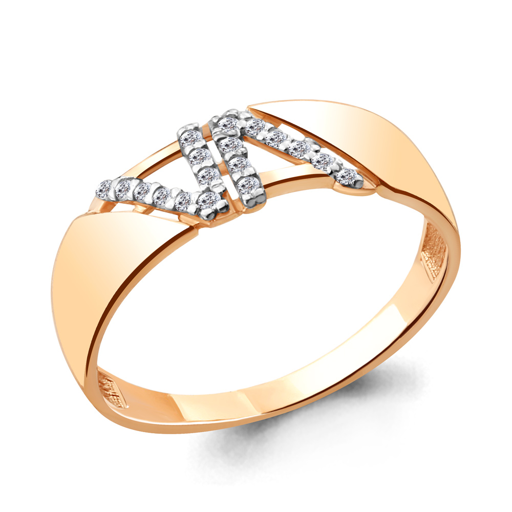 

Кольцо из серебра с фианитом Aquamarine Aquamarine 68488А_925_з р, 68488А_925_з