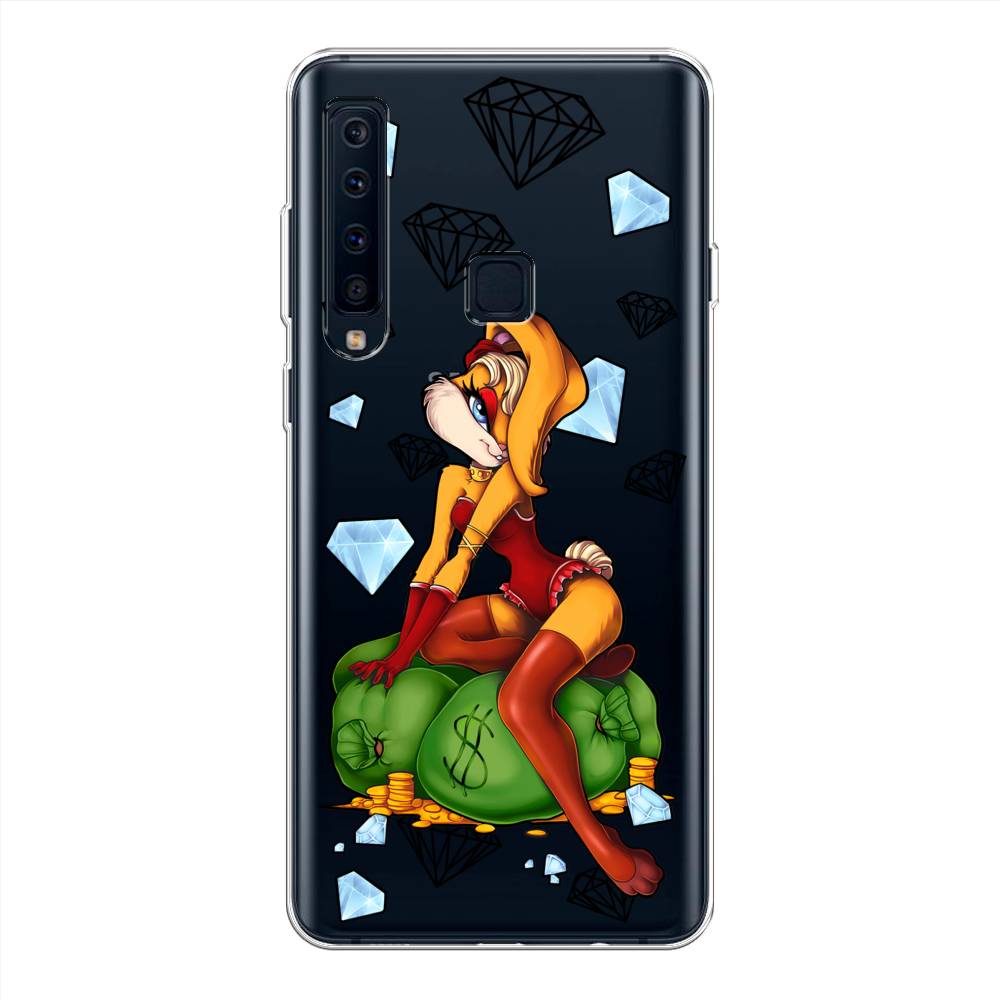 

Чехол на Samsung Galaxy A9 2018 "Лола Банни с бриллиантами", Красный;оранжевый;зеленый, 26650-6