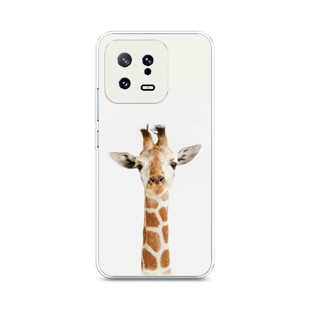 

Чехол на Xiaomi 13 5G "Любопытный жираф", Бежевый;коричневый, 317250-1