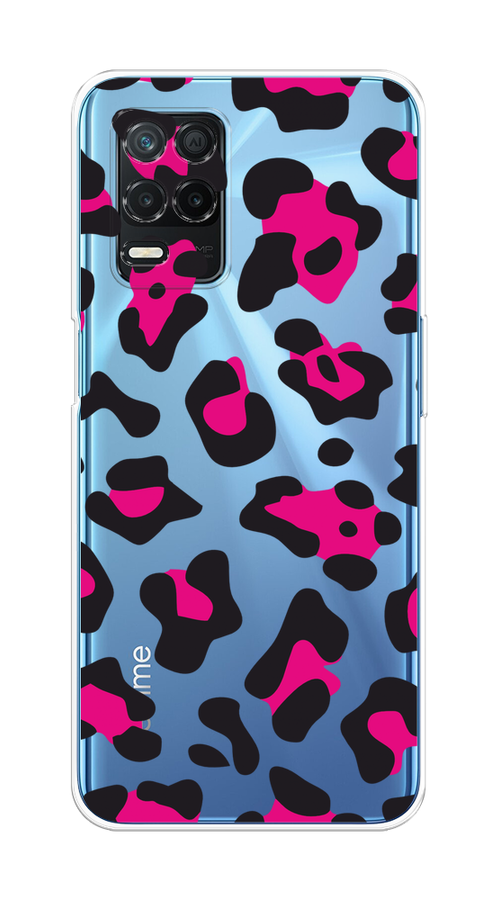 

Чехол на Realme 8 5G/Narzo 30 5G "Pink cow spots", Черный;розовый, 257150-1
