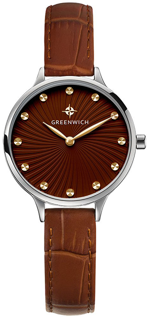 Наручные часы женские Greenwich GW 321.12.32 коричневые