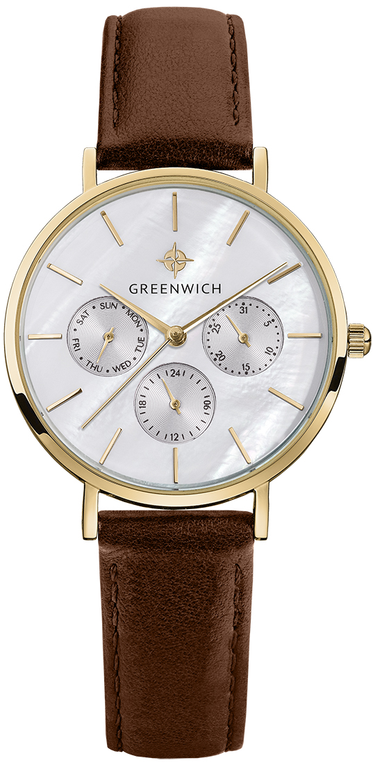 Наручные часы женские Greenwich GW 307.22.53 коричневые