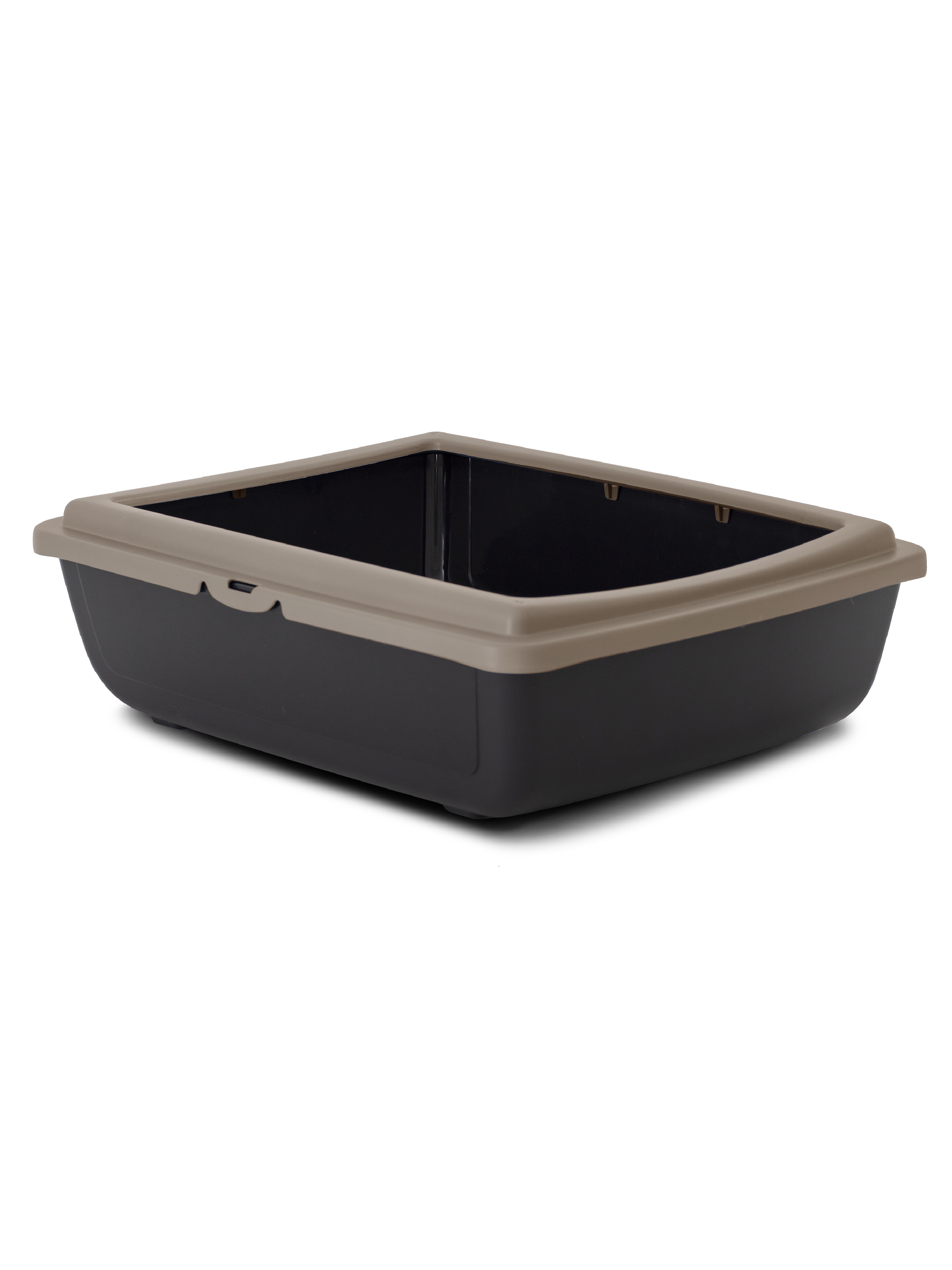 

Лоток для кошек Lilli Pet с высоким бортом, Кофейный, 48 х 38 х 14 см, Нет