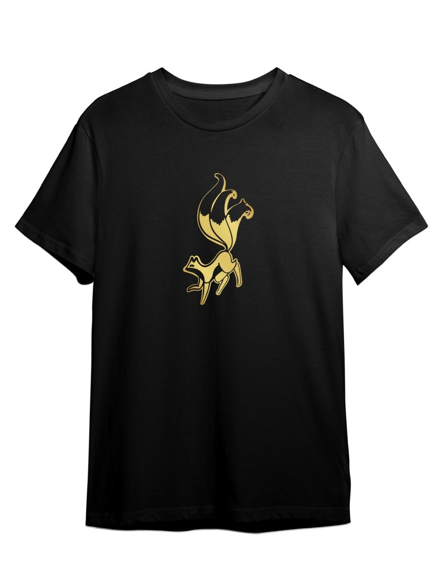 

Футболка унисекс СувенирShop Лиса/Золото/Golden Fox 1ZG черная L, Черный, "Лиса/Золото/Golden Fox" 1ZG