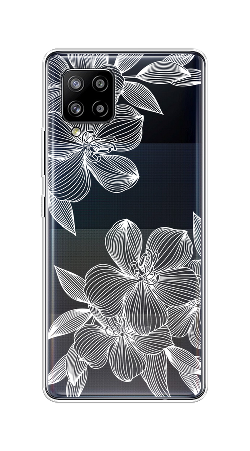 

Чехол на Samsung Galaxy A42 "Крокус", Белый;прозрачный, 2101750-1