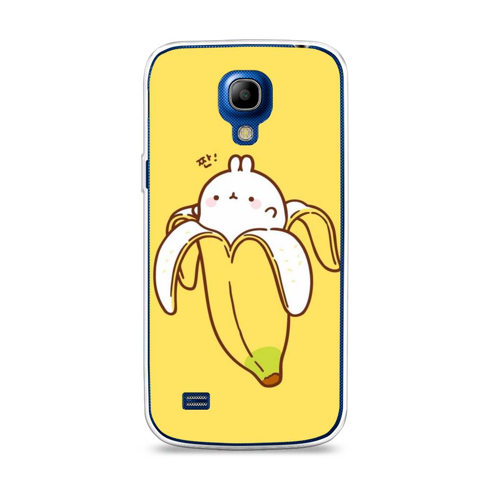 

Чехол Awog на Samsung Galaxy S4 mini / Самсунг S4 mini "Зайчик-бананчик", Желтый;белый, 24050-2