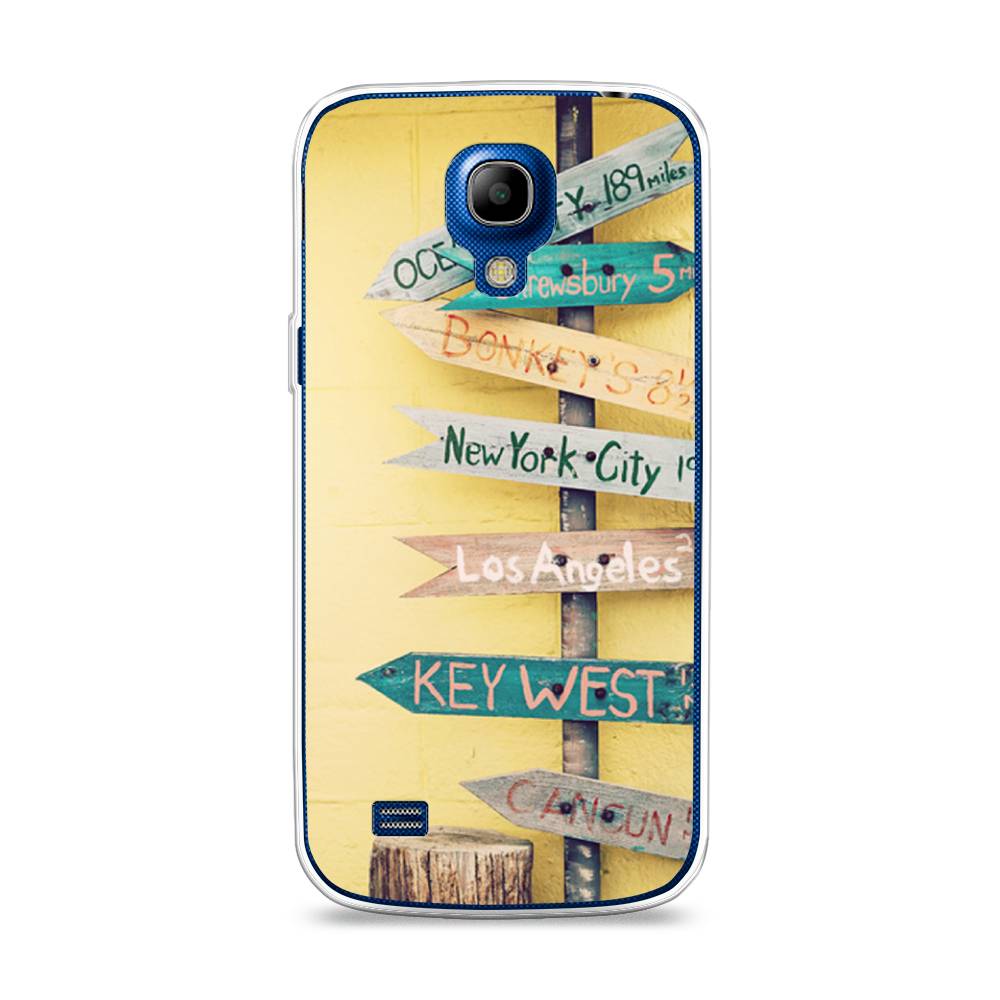 

Чехол Awog на Samsung Galaxy S4 mini / Самсунг S4 mini "Нулевой километр", Желтый, 24050-4