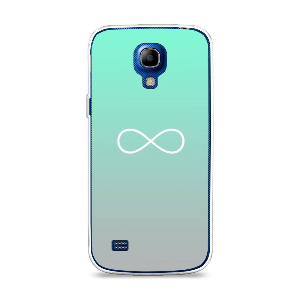 

Чехол Awog на Samsung Galaxy S4 mini / Самсунг S4 mini "Бесконечность от Тиффани", Голубой, 24050-4