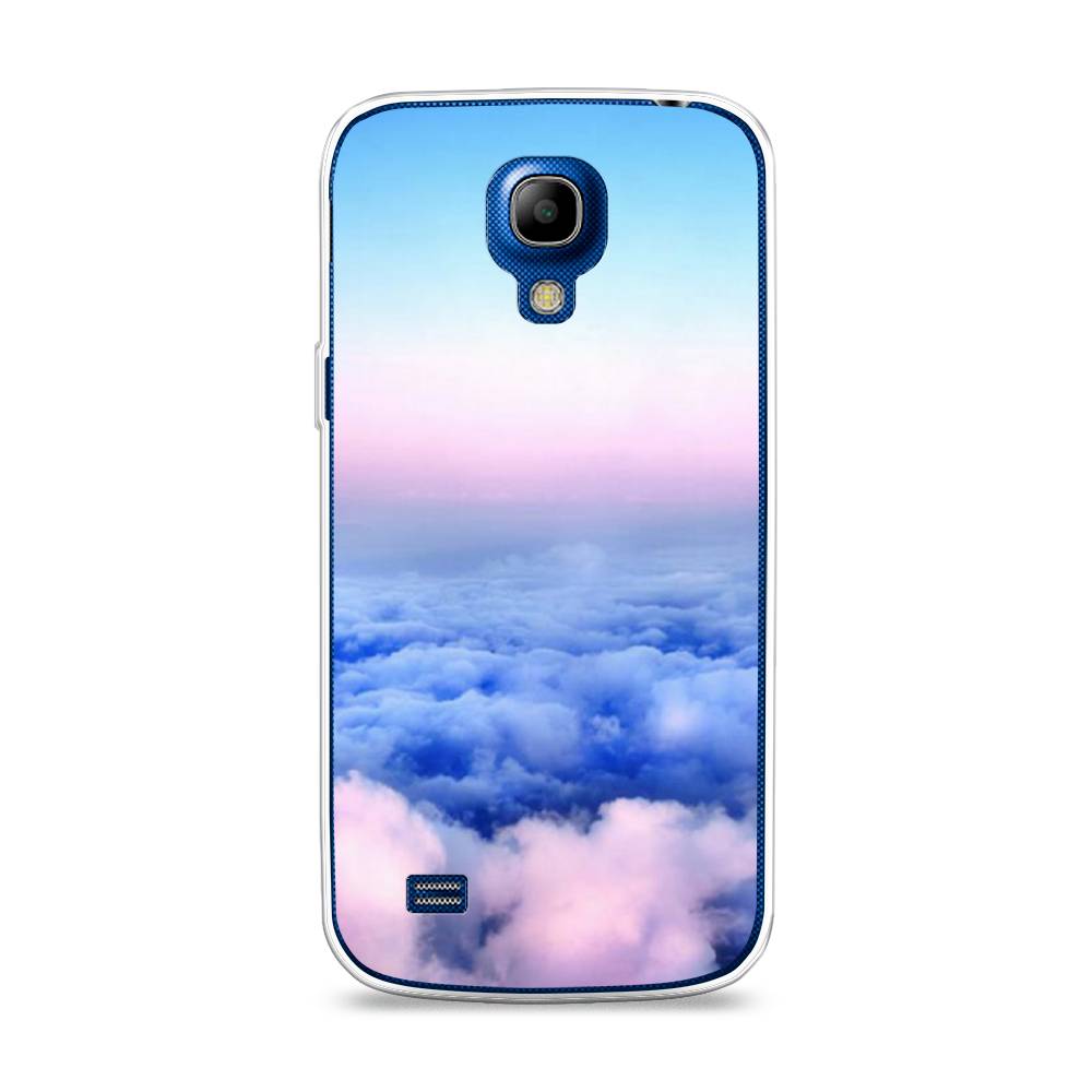

Чехол Awog на Samsung Galaxy S4 mini / Самсунг S4 mini "Облака", Голубой;розовый, 24050-4