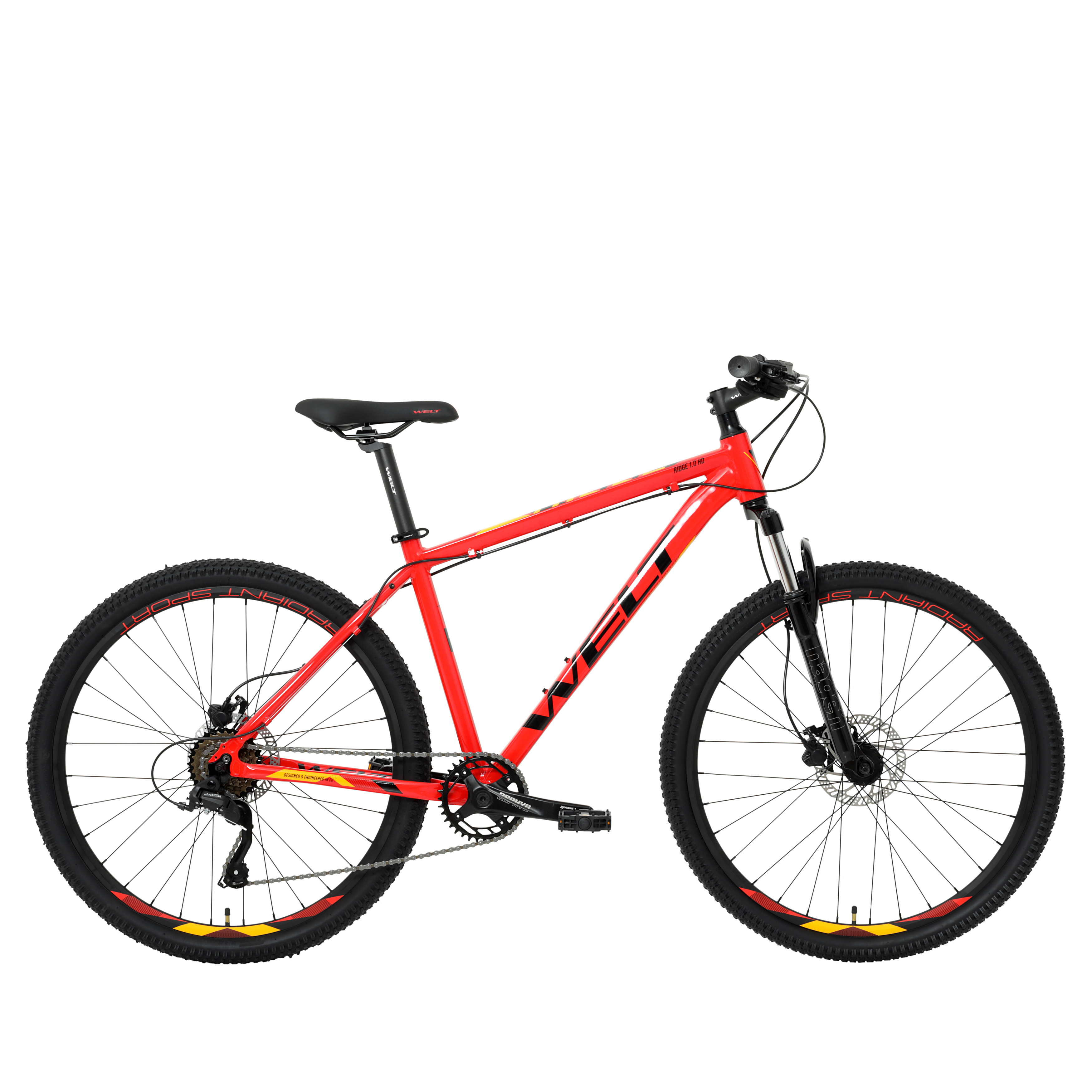 Велосипед Welt Ridge 1.0 Hd 27 2023 Carrot Red (Дюйм:18)