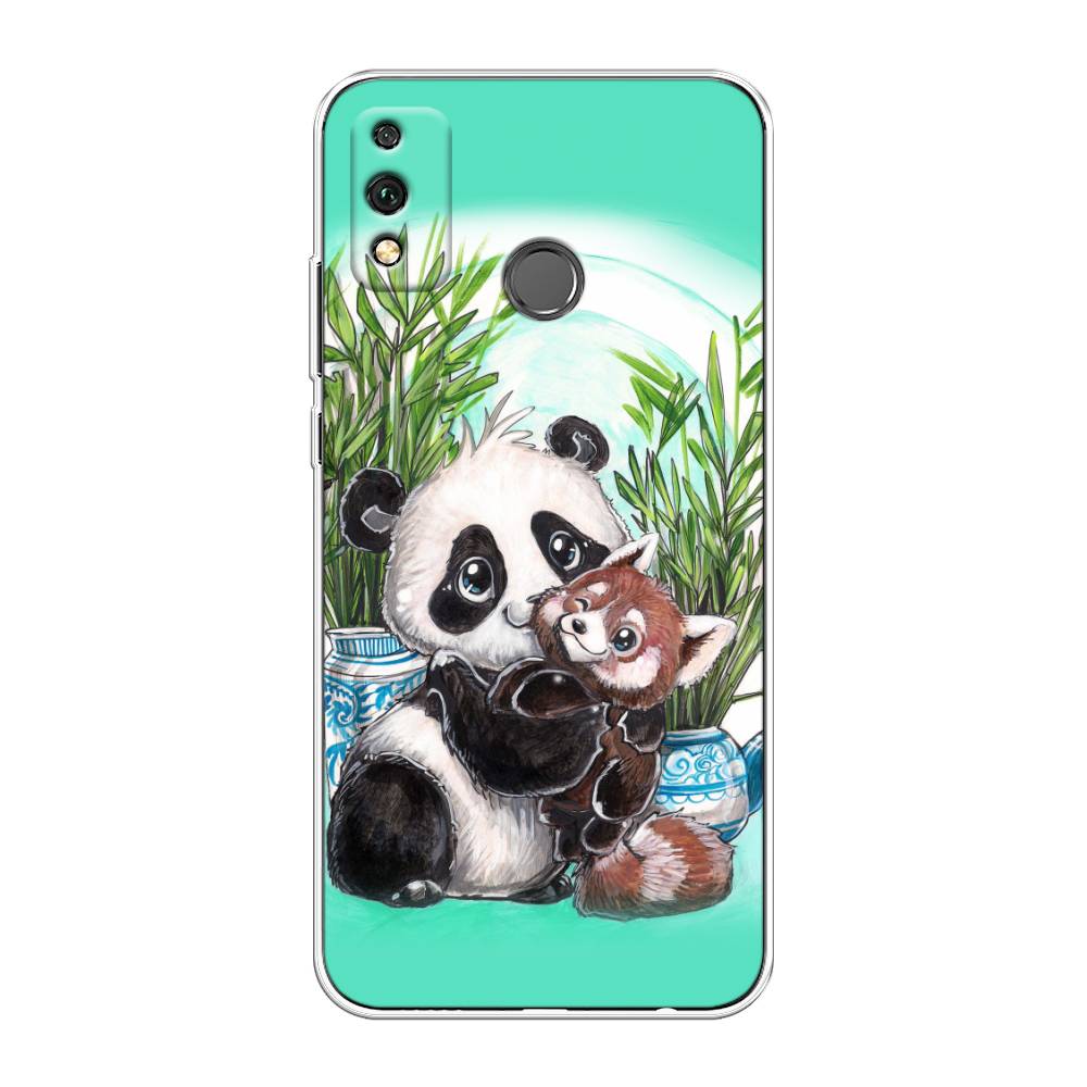 

Чехол Awog на Honor 9X Lite "Друзья зверята", Голубой;белый;черный, 6104250-2