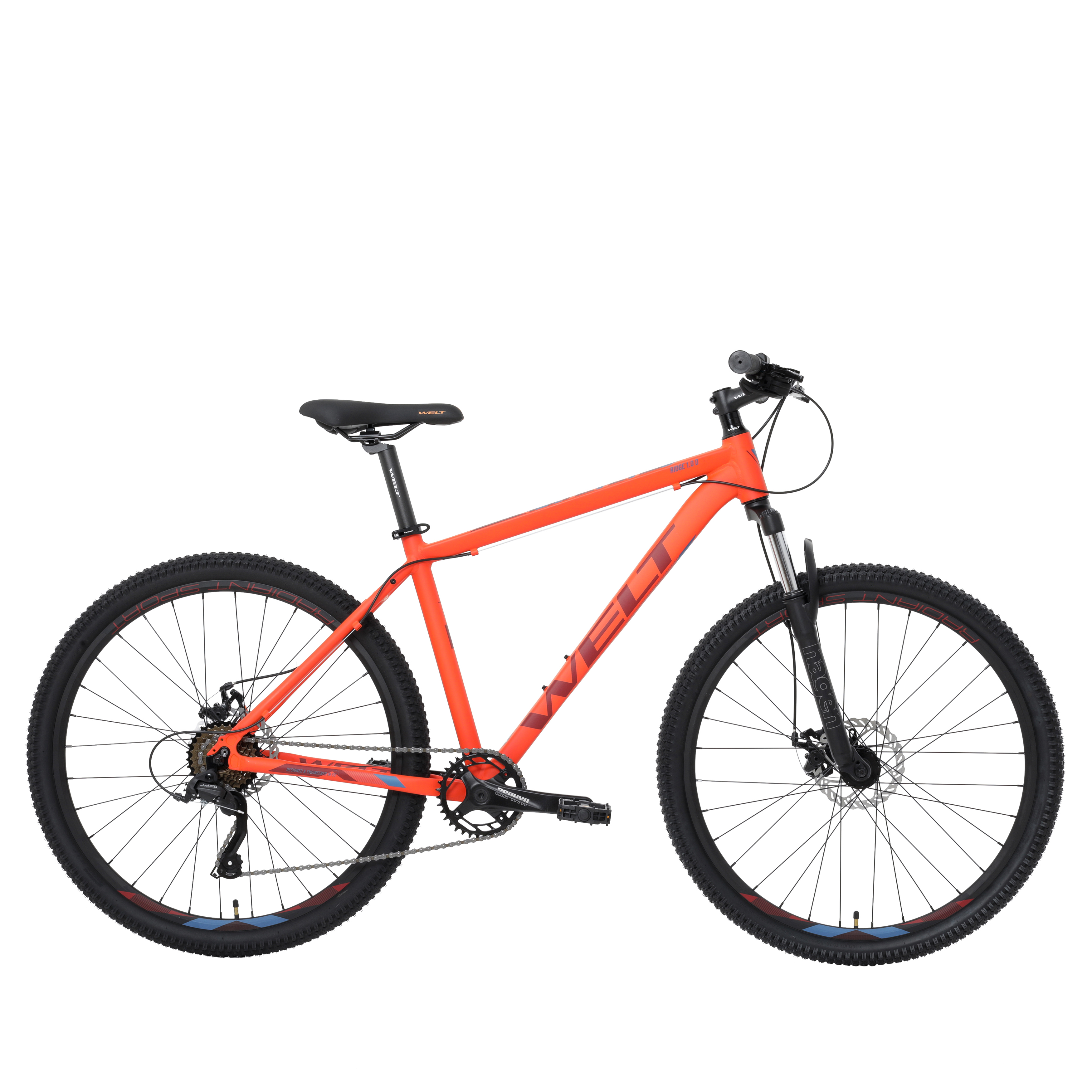 

Велосипед Welt Ridge 1.0 D 27 2023 Orange (Дюйм:18), Ridge 1.0 D 27