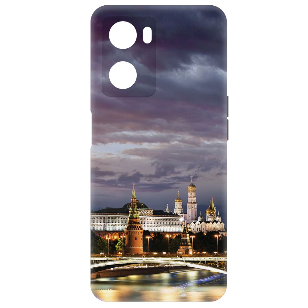 

Чехол-накладка Krutoff Soft Case Россия, Московский Кремль для Oppo A57s черный