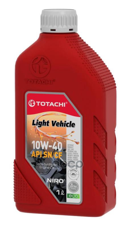 фото Totachi масло моторное totachi niro lv semi-synthetic api sn 10w-40 полусинтетическое 1 л