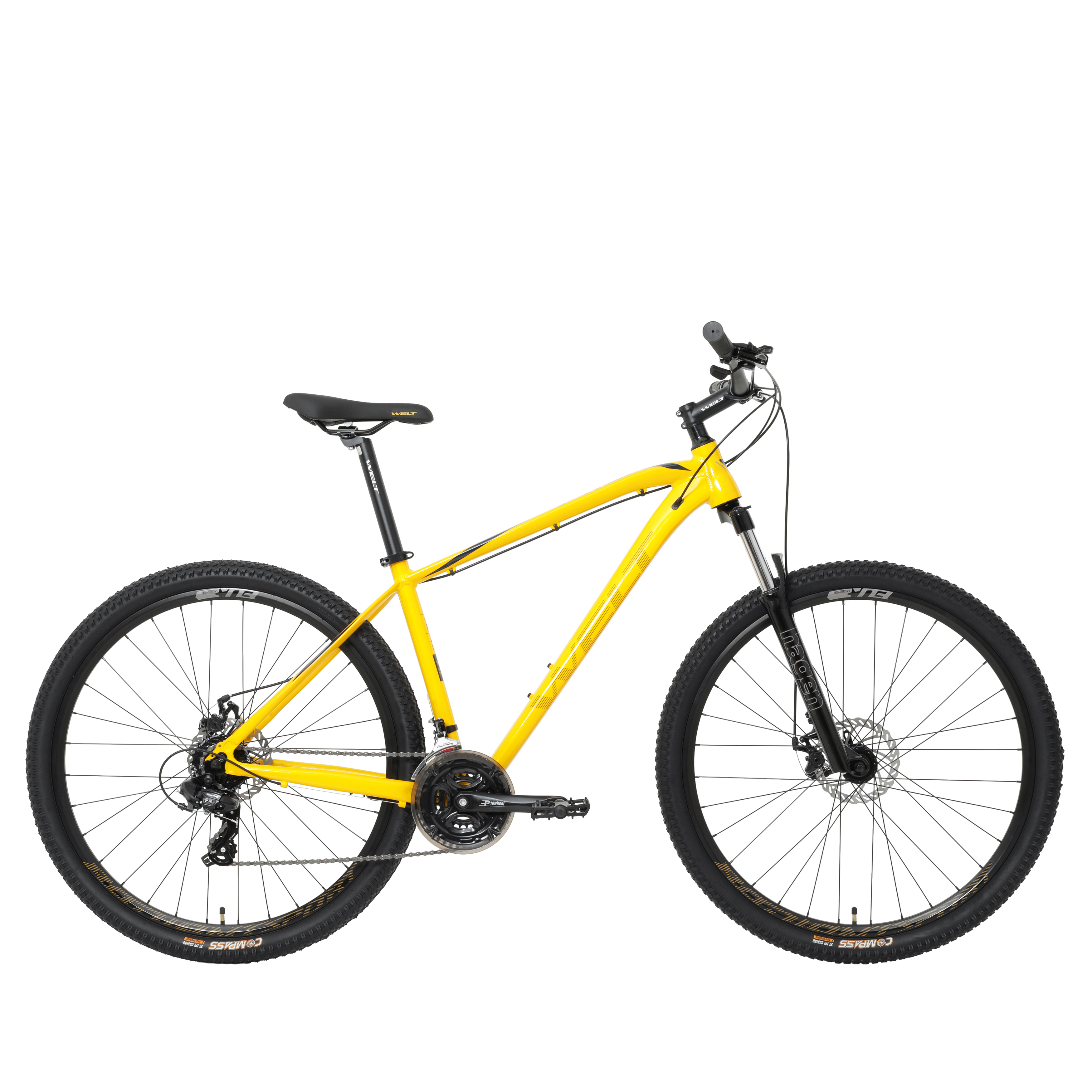 

Велосипед Welt Raven 1.0 D 29 2023 Dark Yellow (Дюйм:18), Raven 1.0 D 29