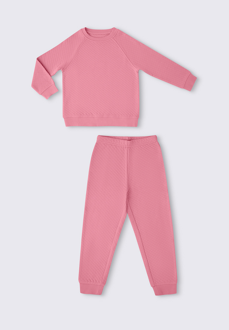 Пижама детская Oldos OCSS23UW2KC13, цвет розовый, размер 116