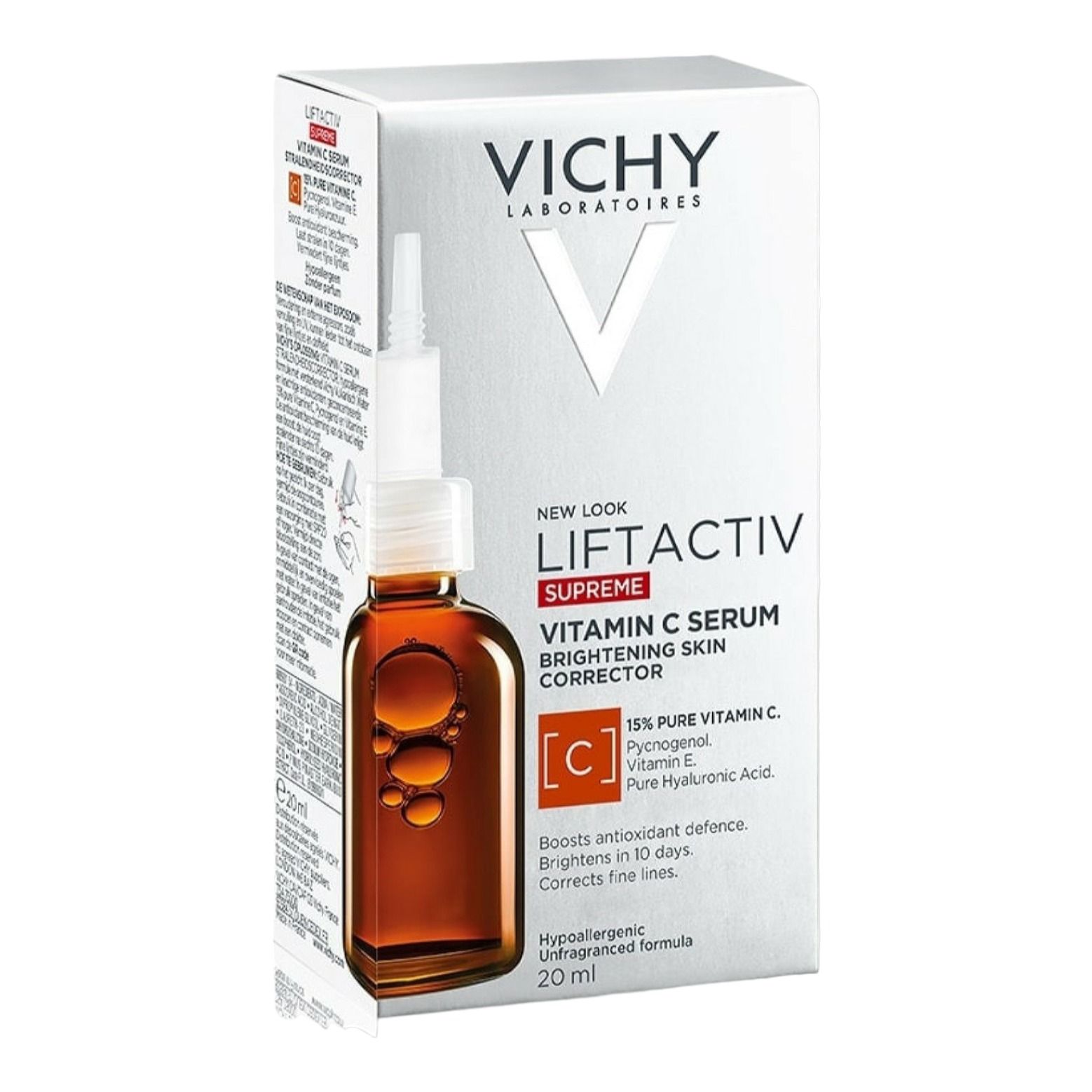 Сыворотка для лица VICHY Liftactiv Supreme с витамином С для сияния кожи 20 мл