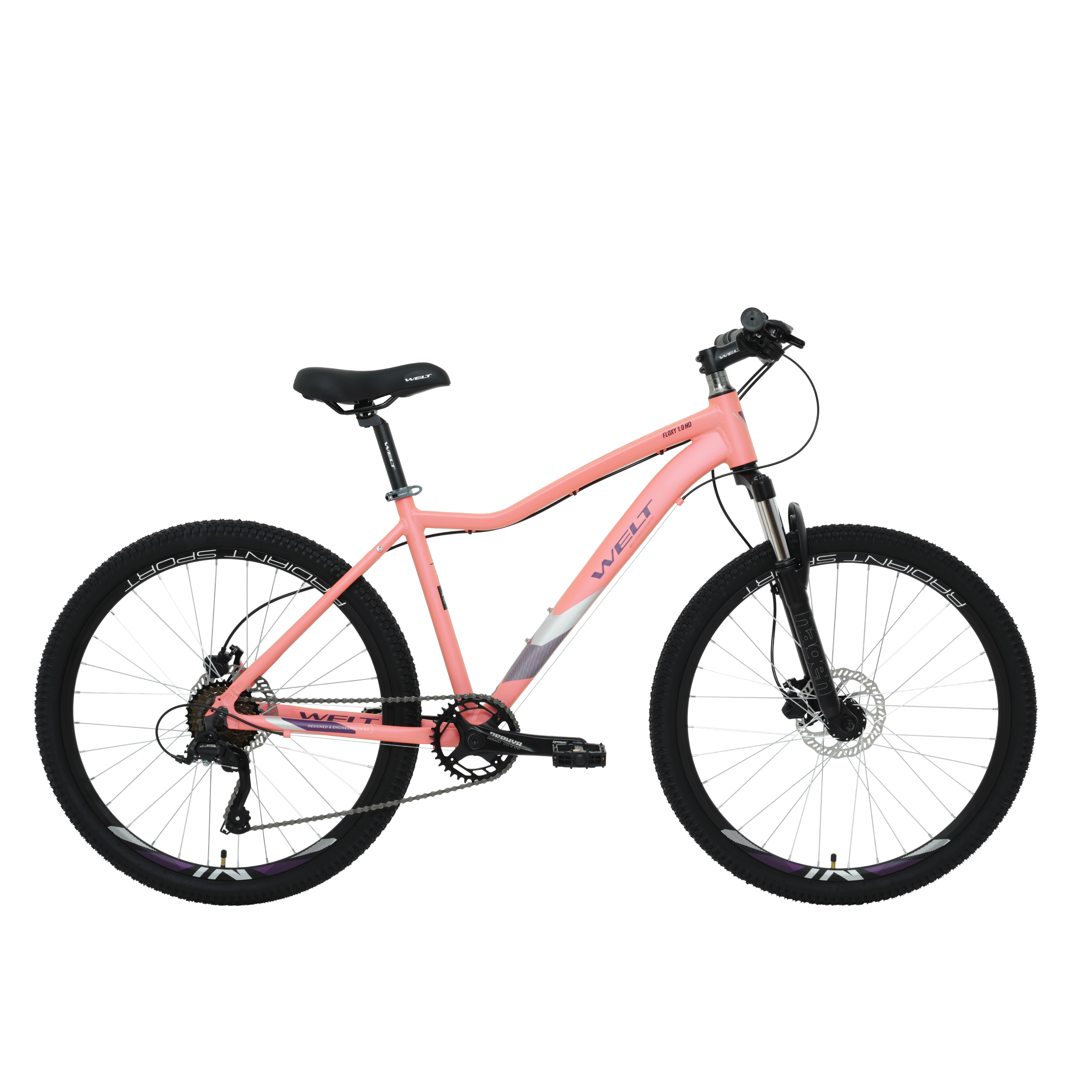 Велосипед Welt Floxy 1.0 Hd 26 2023 Coral Almond (Дюйм:17)