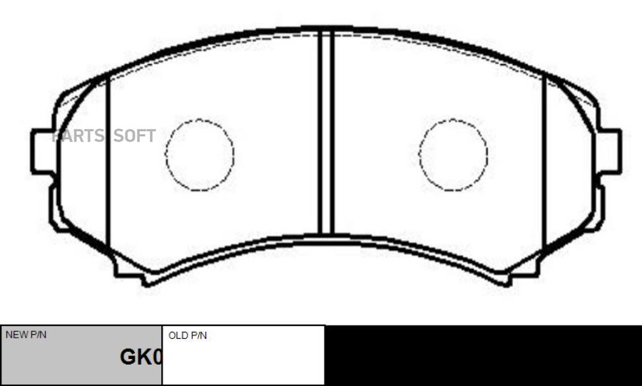 

Колодки MITSUBISHI Pajero II,III,IV (V30,V60,V80),Grandis (NA4W) CTR CKM-9 CTR