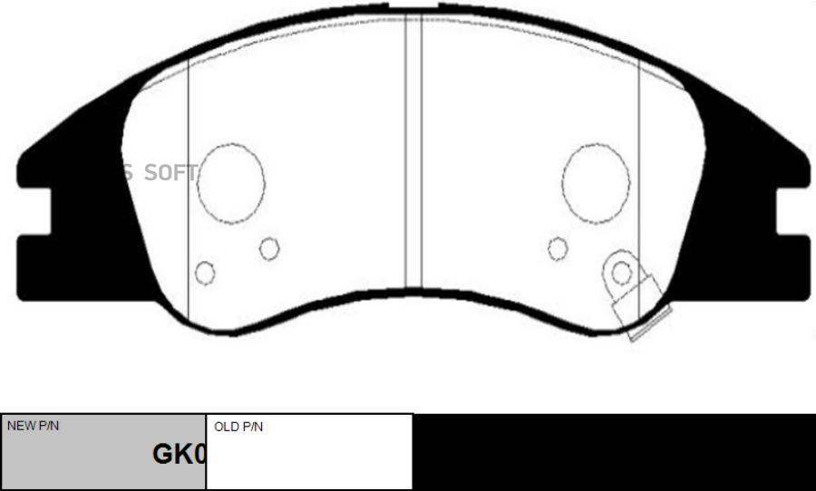 

Колодки KIA CERATO (LD)(2004-2009) CTR CKKK-32 CTR