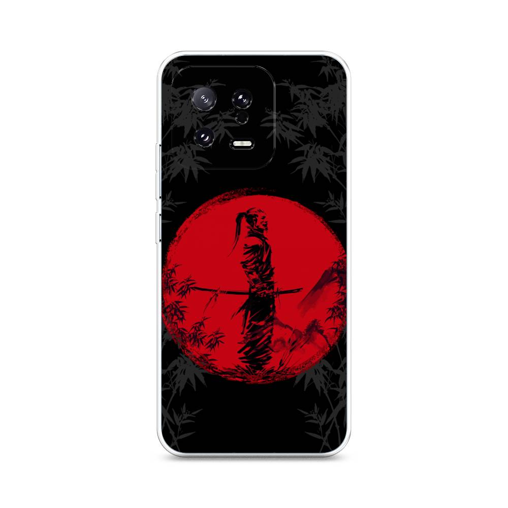 

Чехол на Xiaomi 13 5G "Самурай на красном фоне", Черный;красный;серый, 317250-4