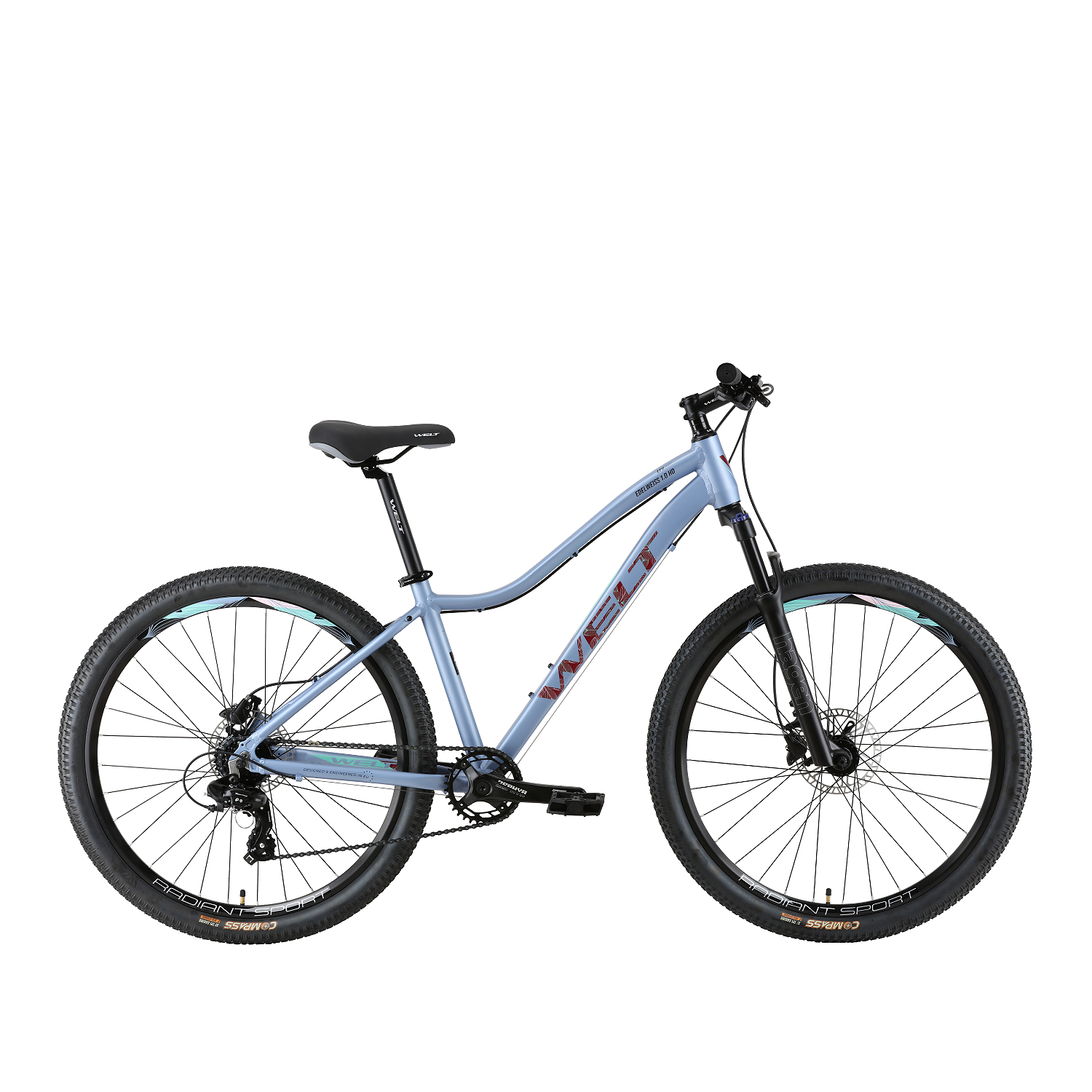 Велосипед Welt Edelweiss 1.0 Hd 27 2023 Denim Blue (Дюйм:17)