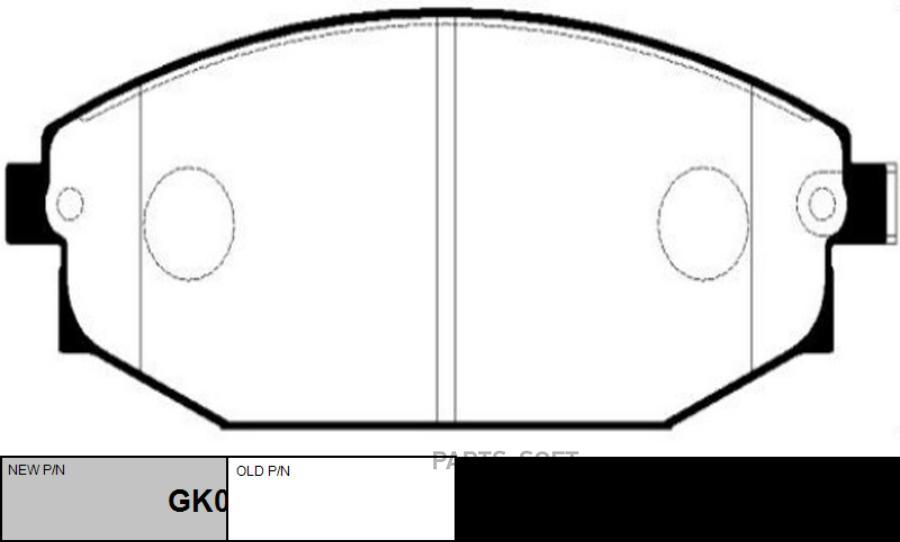 

CTR Колодки HYUNDAI Galloper (II) CTR CKKH-17