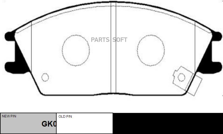

Колодки HYUNDAI ACCENT (TAGAZ),GETZ (TB) CTR CKKH-4 CTR