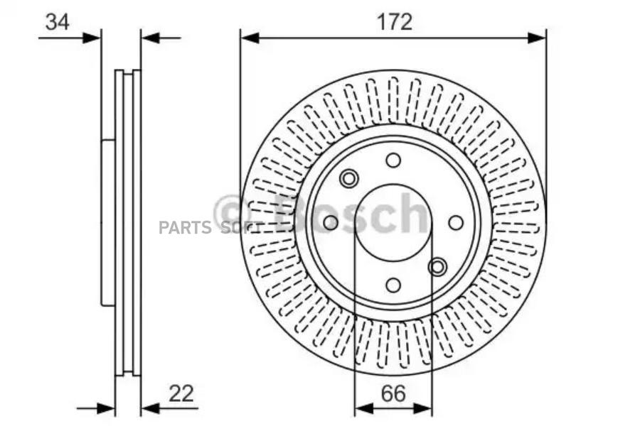 

0 986 479 r63_диск тормозной передний citroen c3/xsara,peugeot 206 1.1-2.0hdi 96>