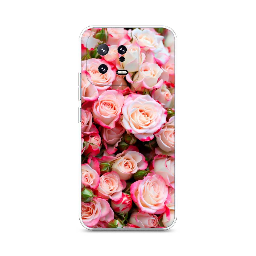 

Чехол на Xiaomi 13 5G "Много роз", Розовый, 317250-2