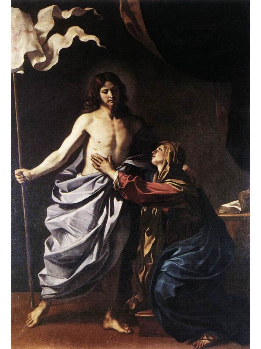

Постер DRABS A2 Джованни Франческо Гверчино The Resurrected Christ Appears to the Virgin