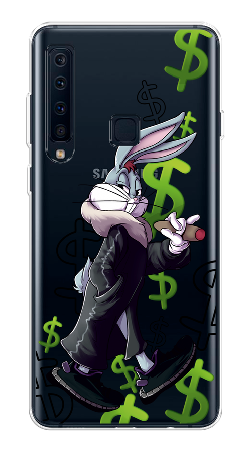 

Чехол на Samsung Galaxy A9 2018 "Rich Bugs Bunny", Зеленый;черный;голубой, 26650-6