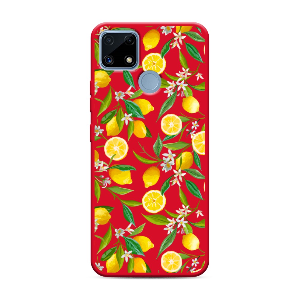 

Чехол Awog на Realme C25/ C25s "Сочные лимоны", Желтый;белый;зеленый, 257453-1