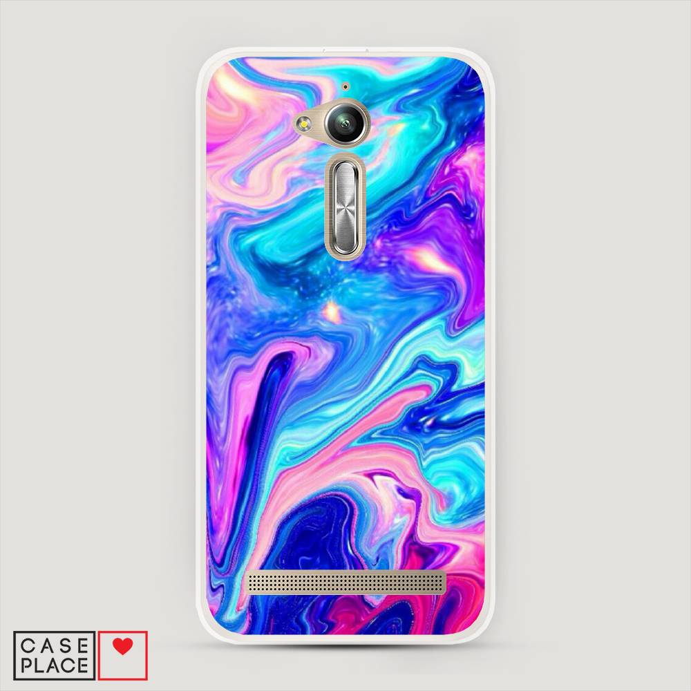 

Чехол Awog на Asus Zenfone Go ZB500KG "Потеки краски", Розовый, 41750-10
