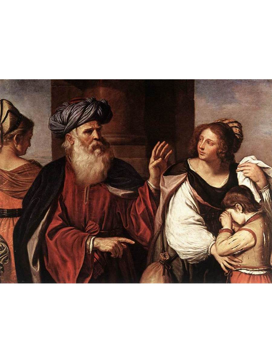 

Постер DRABS A2 Джованни Франческо Гверчино Abraham Casting Out Hagar and Ishmael