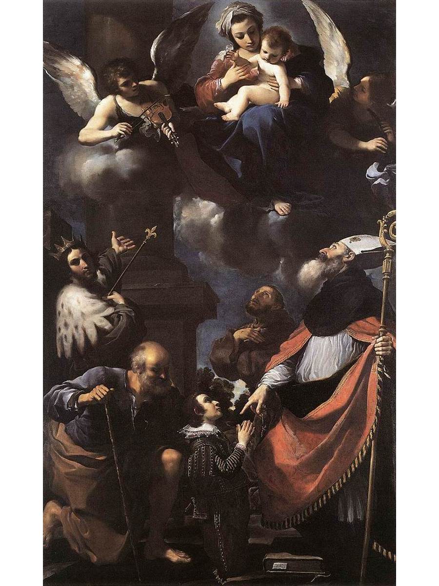 

Постер DRABS A2 Джованни Франческо Гверчино A Donor Presented to the Virgin