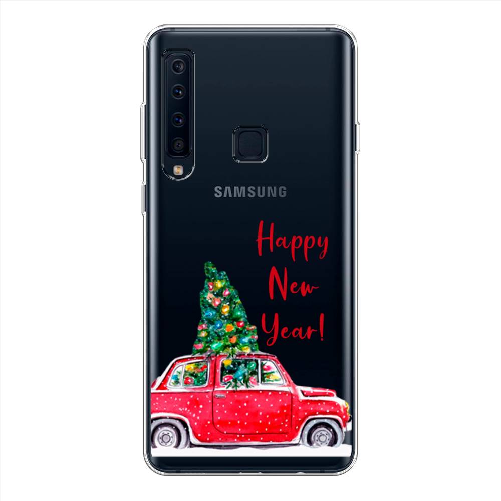 

Чехол на Samsung Galaxy A9 2018 "Happy New Year", Красный;зеленый, 26650-5