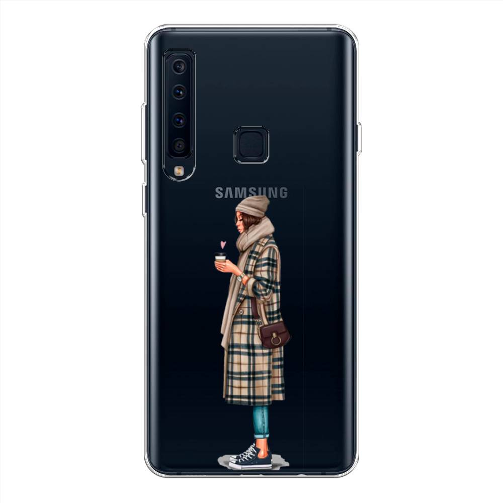 

Чехол на Samsung Galaxy A9 2018 "Утренний кофе", Коричневый;бежевый, 26650-6
