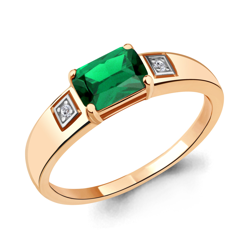 

Кольцо из серебра с фианитом Aquamarine Aquamarine 68429АГ_925_з р. 17,5, 68429АГ_925_з