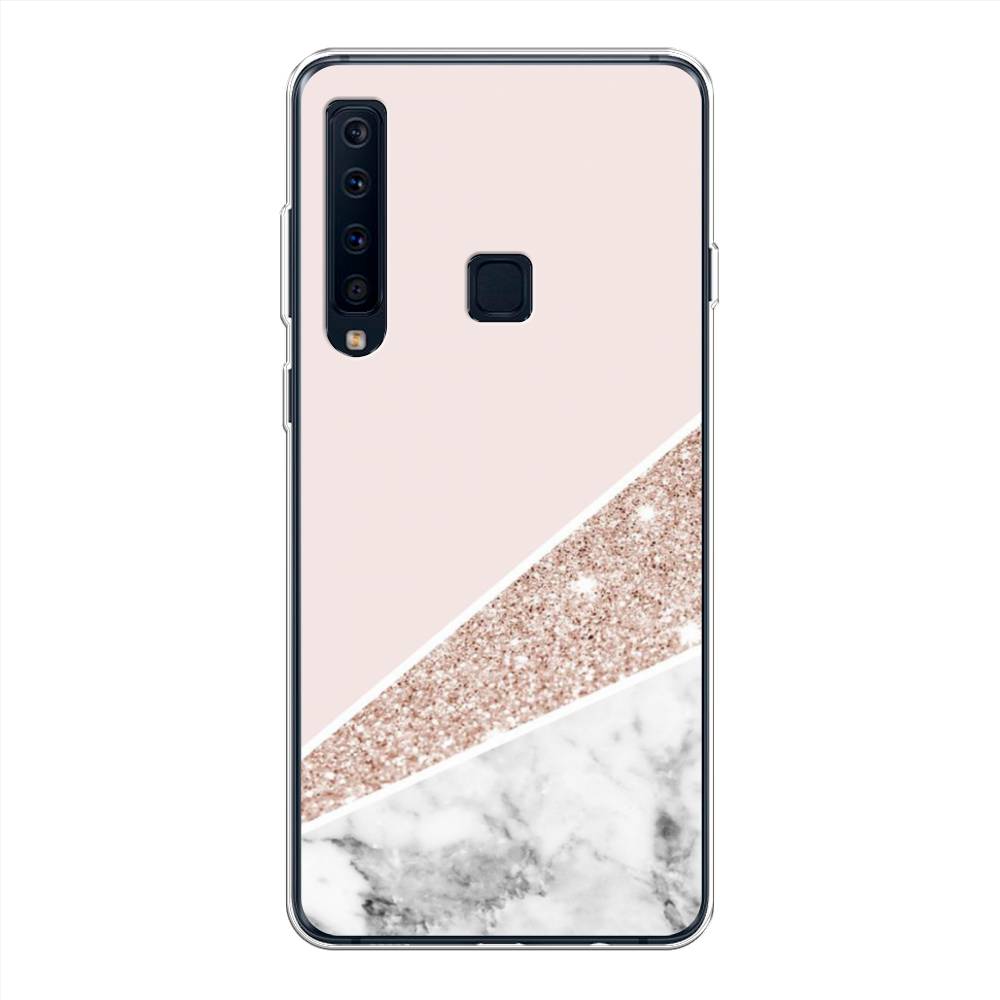 

Чехол на Samsung Galaxy A9 2018 "Блестящий розовый мрамор", 26650-3