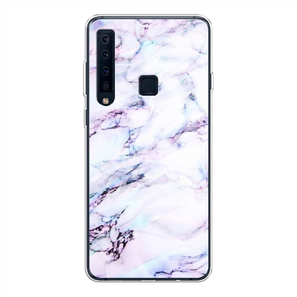 

Чехол на Samsung Galaxy A9 2018 "Радужный мрамор", Серый;фиолетовый, 26650-3
