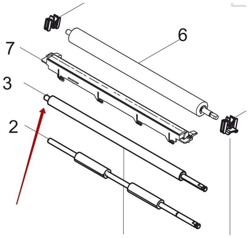

Ролик регистрации Kyocera 302LV94180