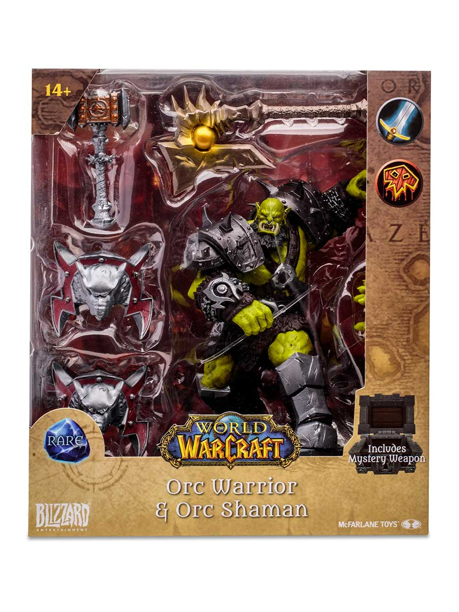 Фигурка World of Warcraft Orc WarriorShaman Rare 15см MF16684 7990₽