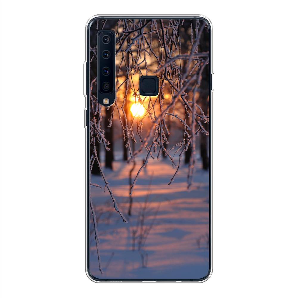 

Чехол на Samsung Galaxy A9 2018 "Зима 7", Оранжевый;розовый;черный, 26650-2