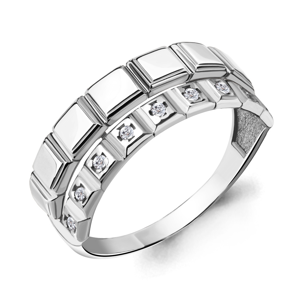 

Кольцо из серебра с фианитом Aquamarine Aquamarine 68424А_925_р р. 20,5, 68424А_925_р