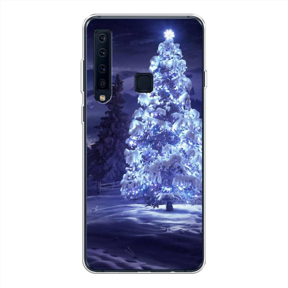 

Чехол на Samsung Galaxy A9 2018 "Зима 4", Синий;черный;белый, 26650-2