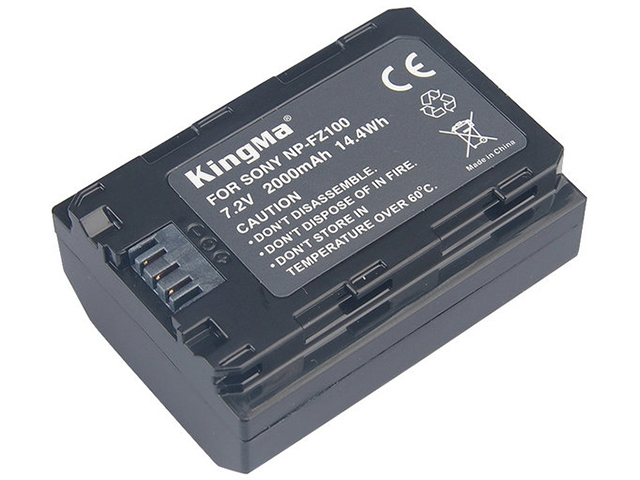 Аккумулятор KingMa (схожий с Sony NP-FZ100) 2000mAh 16196